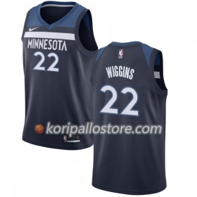 Minnesota Timberwolves Andrew Wiggins 22 Nike 2017-18 Navy Miesten Pelipaidat Swingman 
